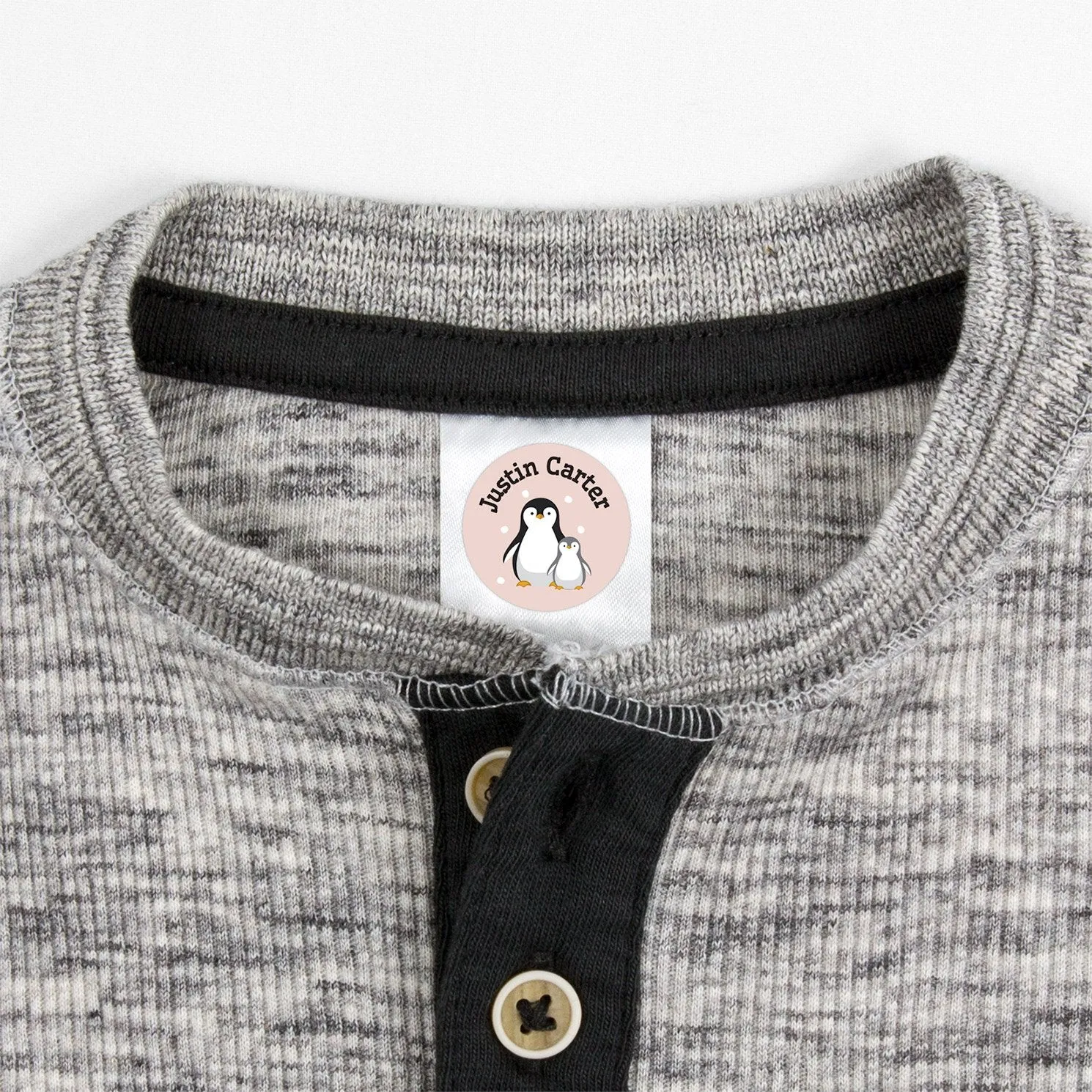 Penguins Clothing Labels