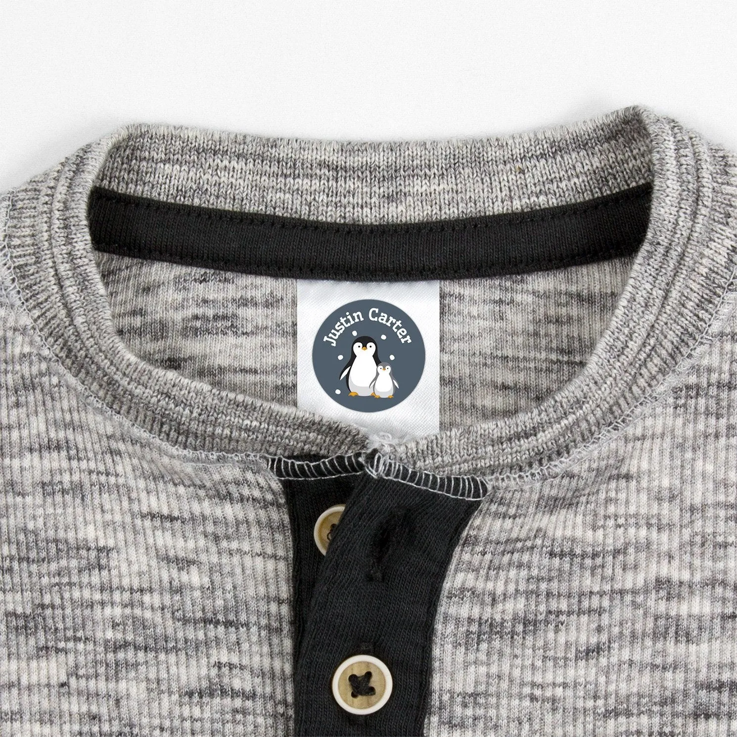 Penguins Clothing Labels