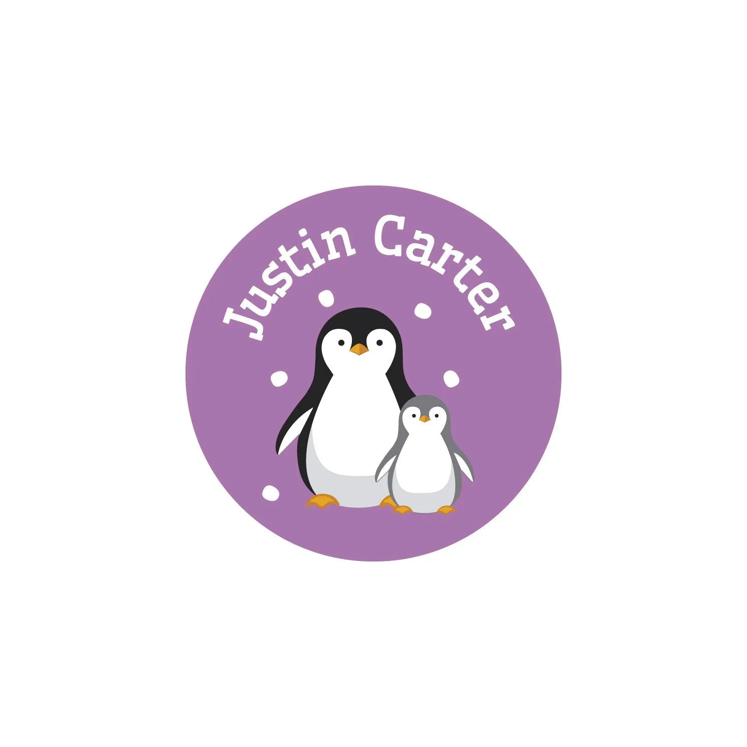 Penguins Clothing Labels