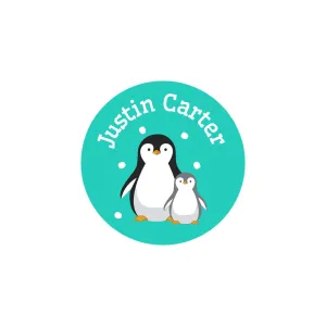 Penguins Clothing Labels