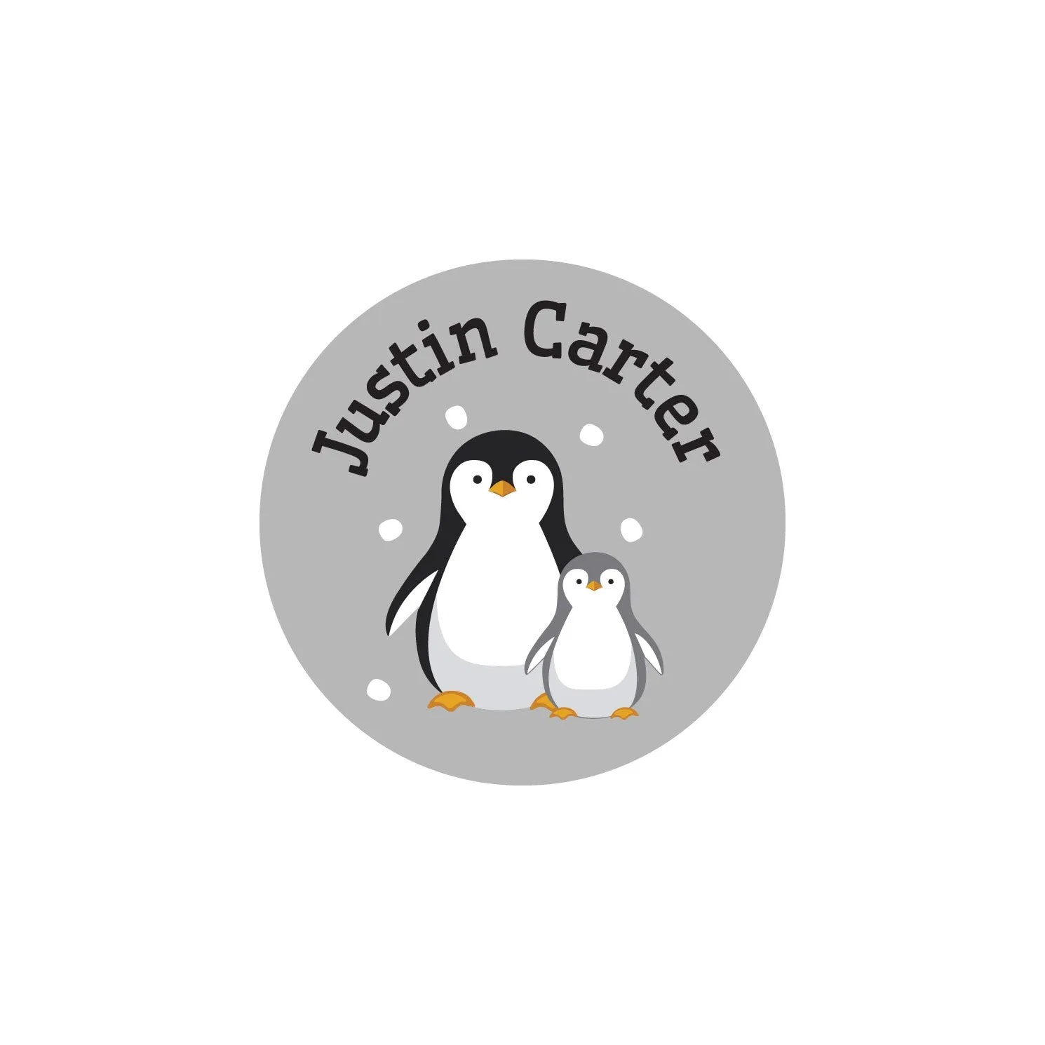 Penguins Clothing Labels