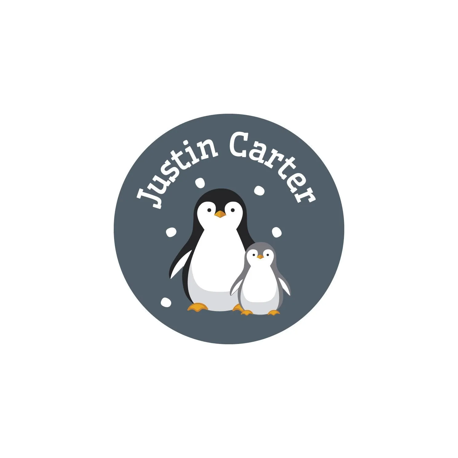 Penguins Clothing Labels