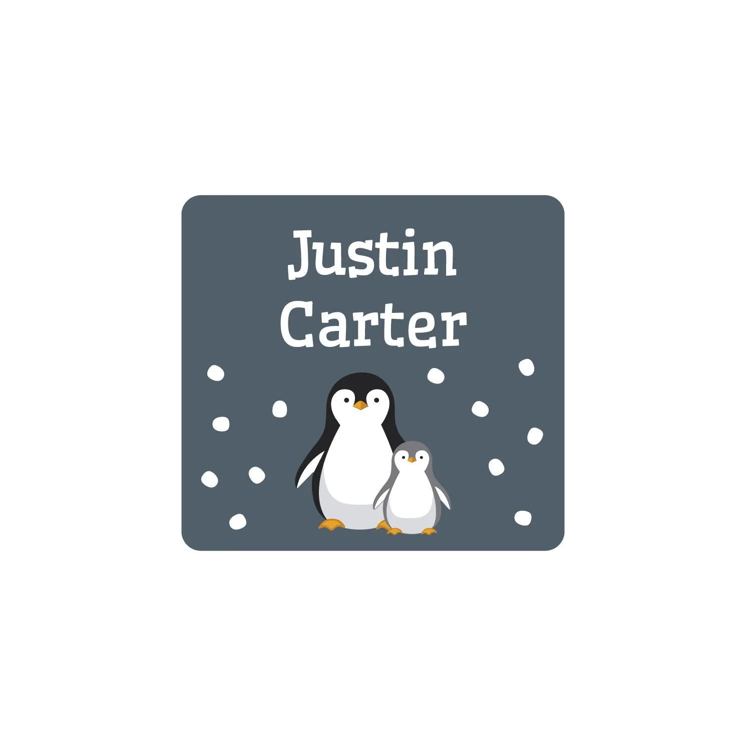 Penguins Clothing Labels