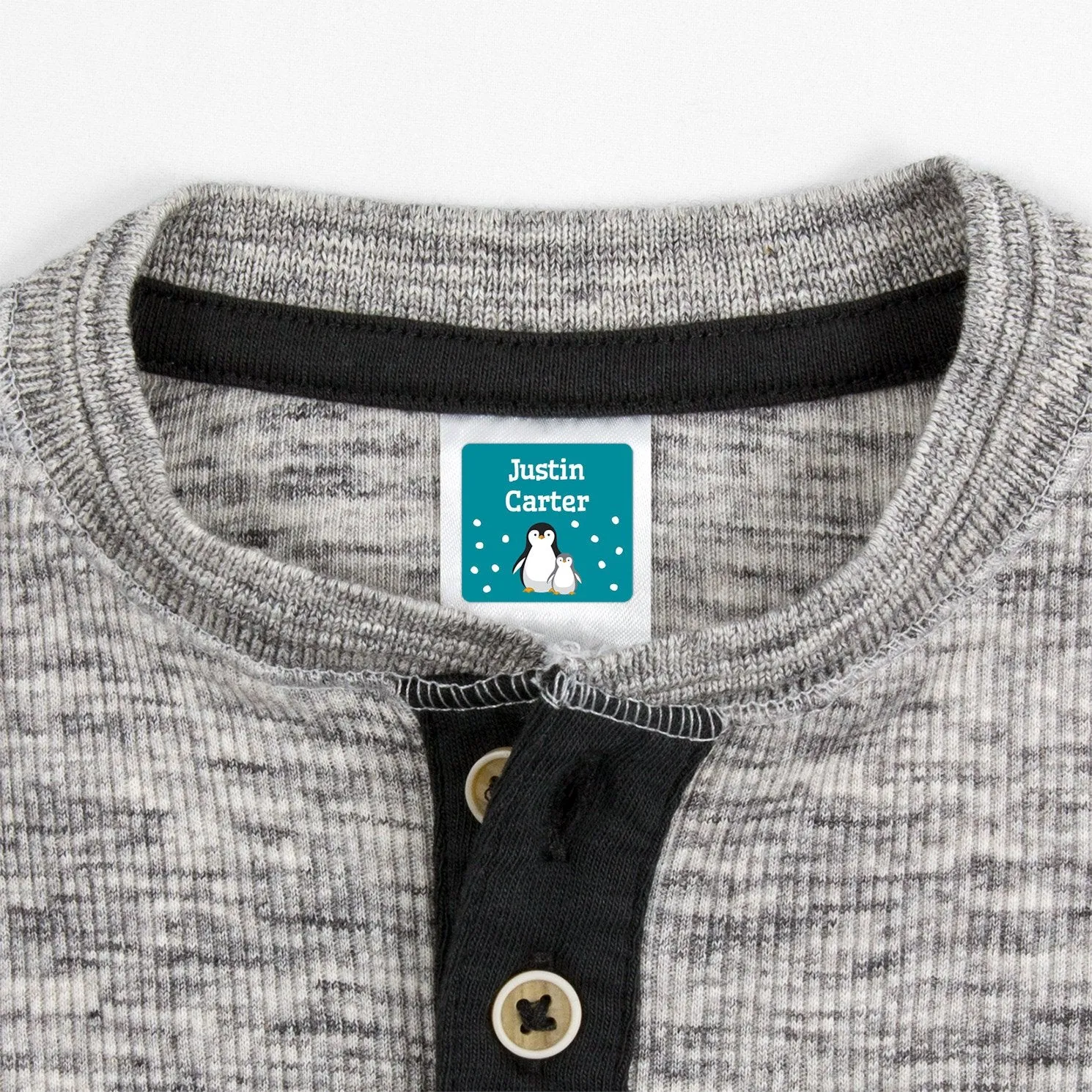 Penguins Clothing Labels