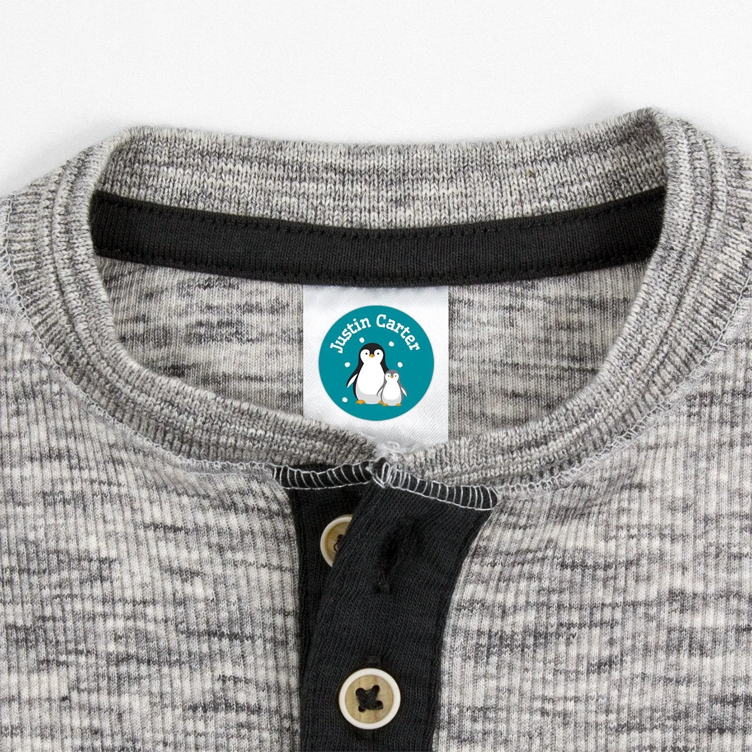 Penguins Clothing Labels