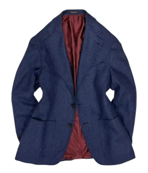 Rubinacci - Navy Unconstructed 100% Cashmere Sports Jacket 48