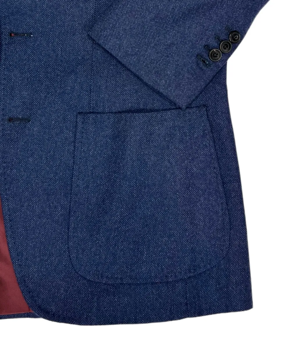 Rubinacci - Navy Unconstructed 100% Cashmere Sports Jacket 48
