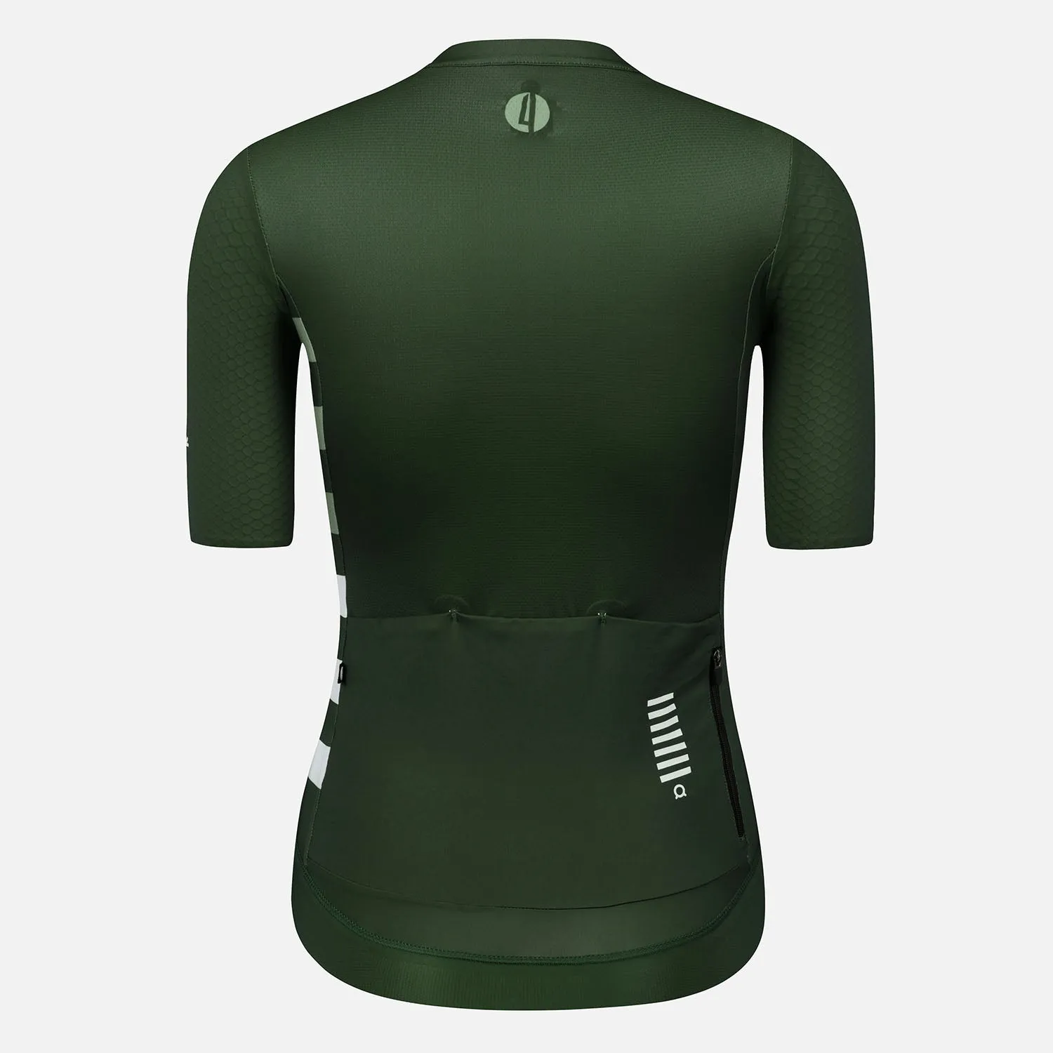 Skull Monton Cycling Jersey Womens Wednesday II Green