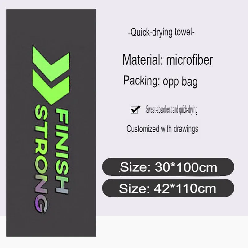 Sports Towel Microfiber Printed Pattern Quick-Drying Towel Yoga Gym Special Absorbent Towel