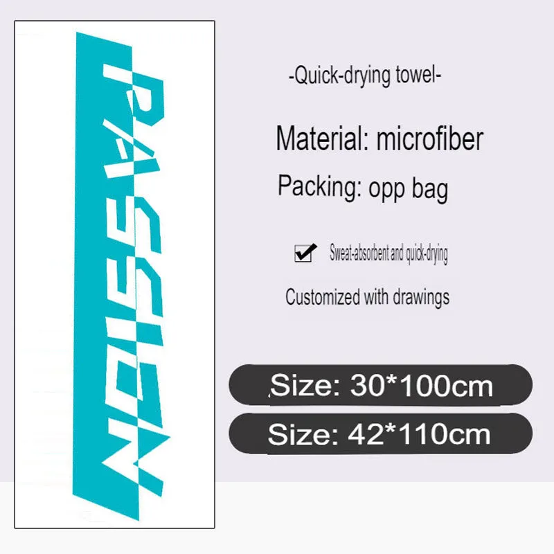 Sports Towel Microfiber Printed Pattern Quick-Drying Towel Yoga Gym Special Absorbent Towel