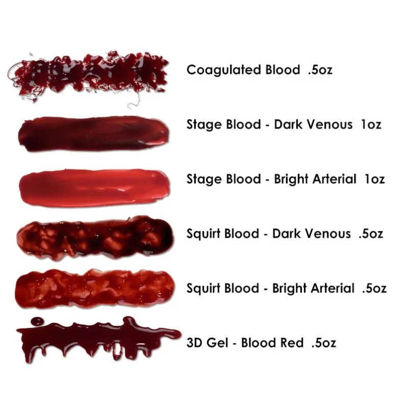 Stage Blood - Bright Red with Brush 30ml