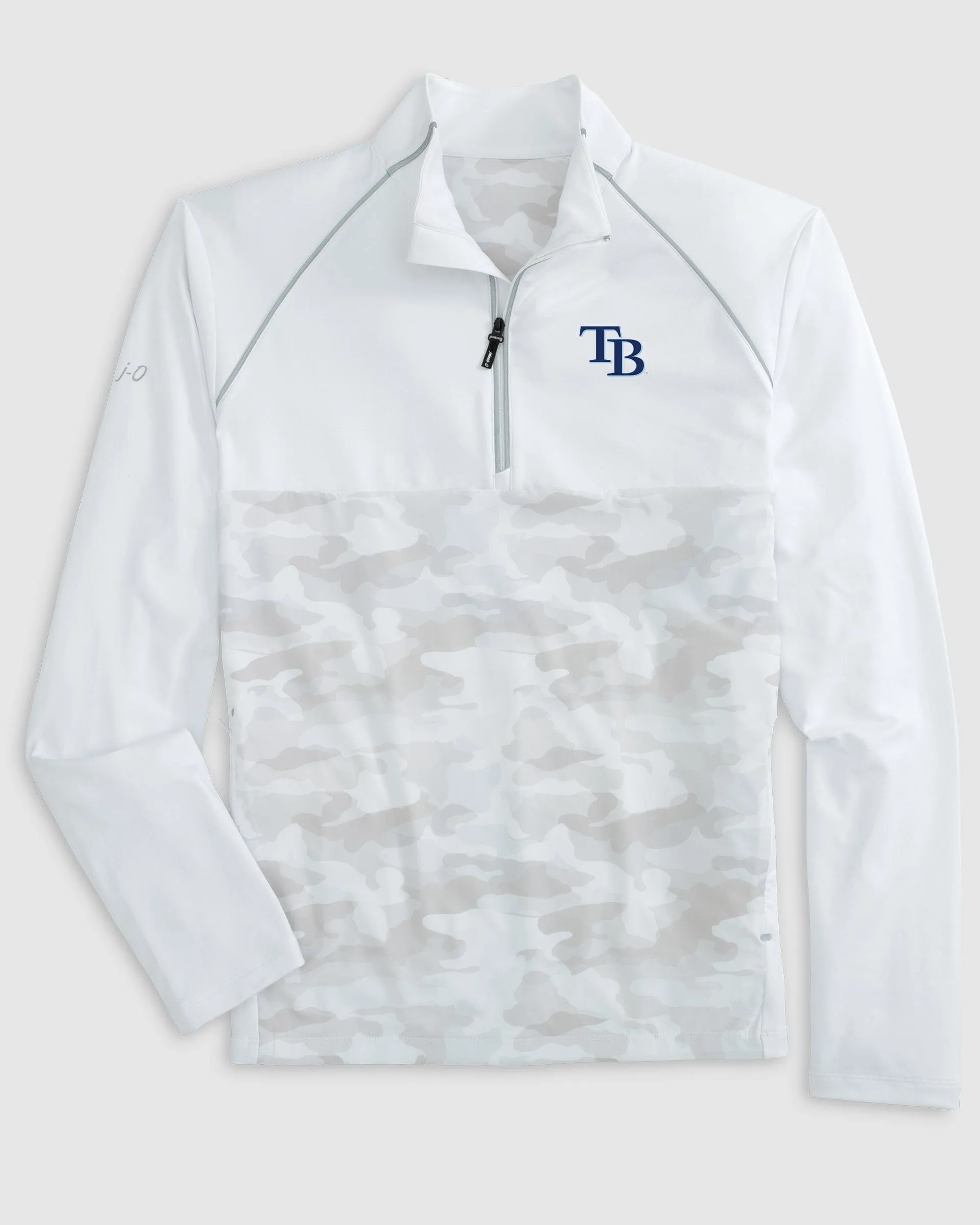 Tampa Bay Rays Keiser Camo Mixed Media 1/4 Zip