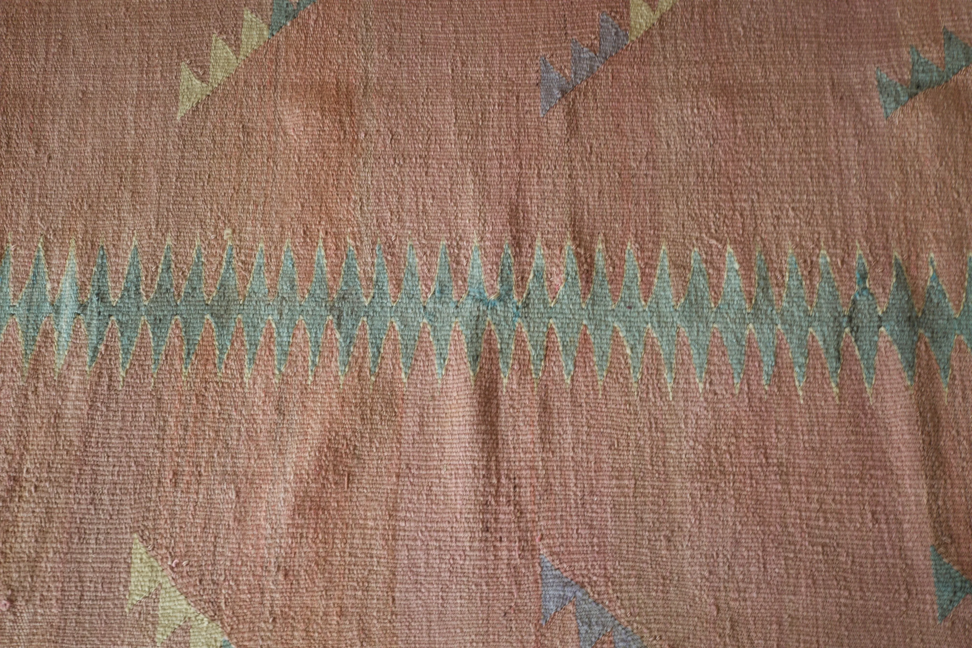 Vintage Bodrum Bos Kilim Rug 4'8"x8'