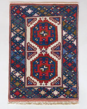 Vintage Canakkale Rug 3'2"x5'