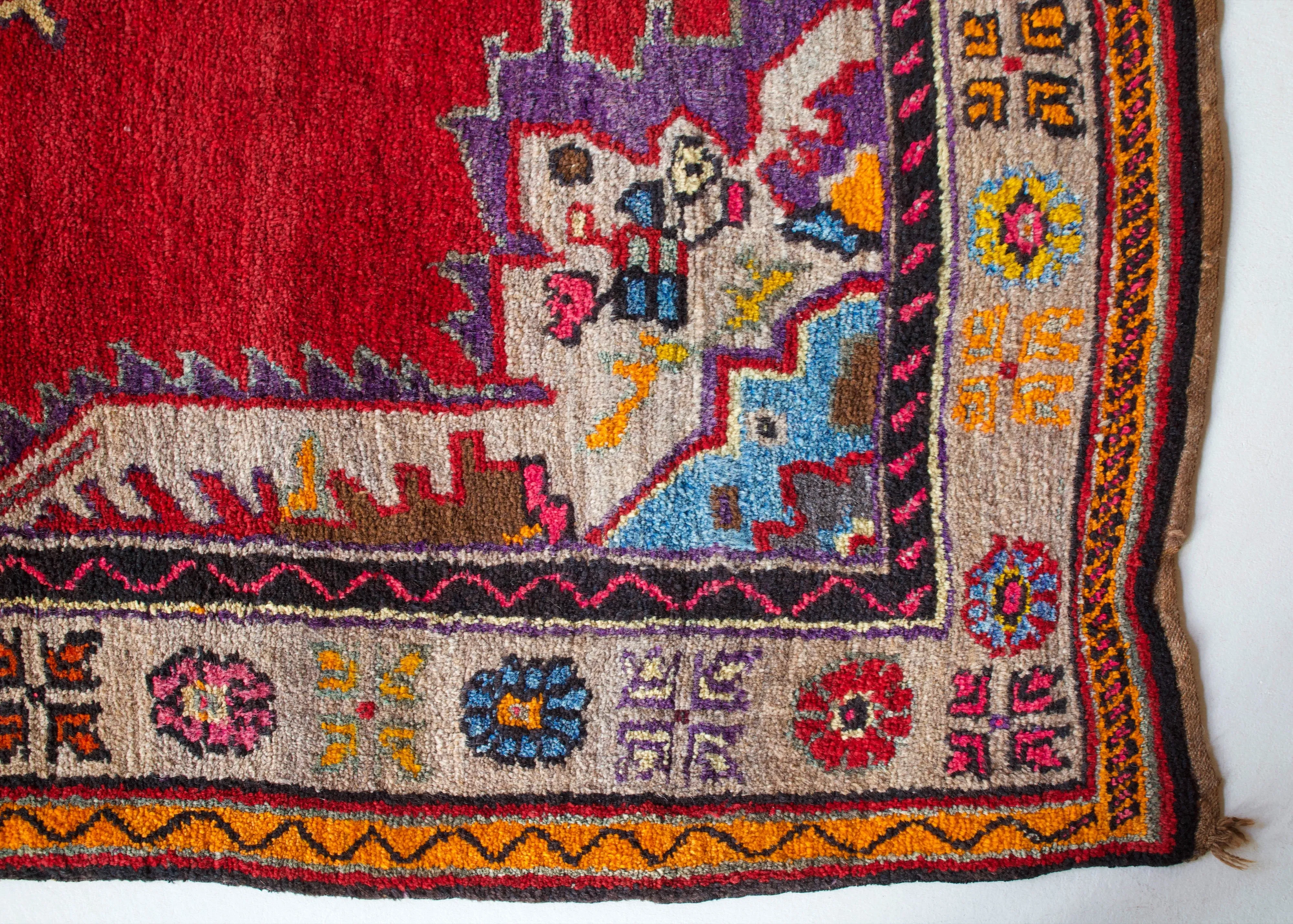 Vintage Eastern Anatolian Rug 7'2"x12'3"