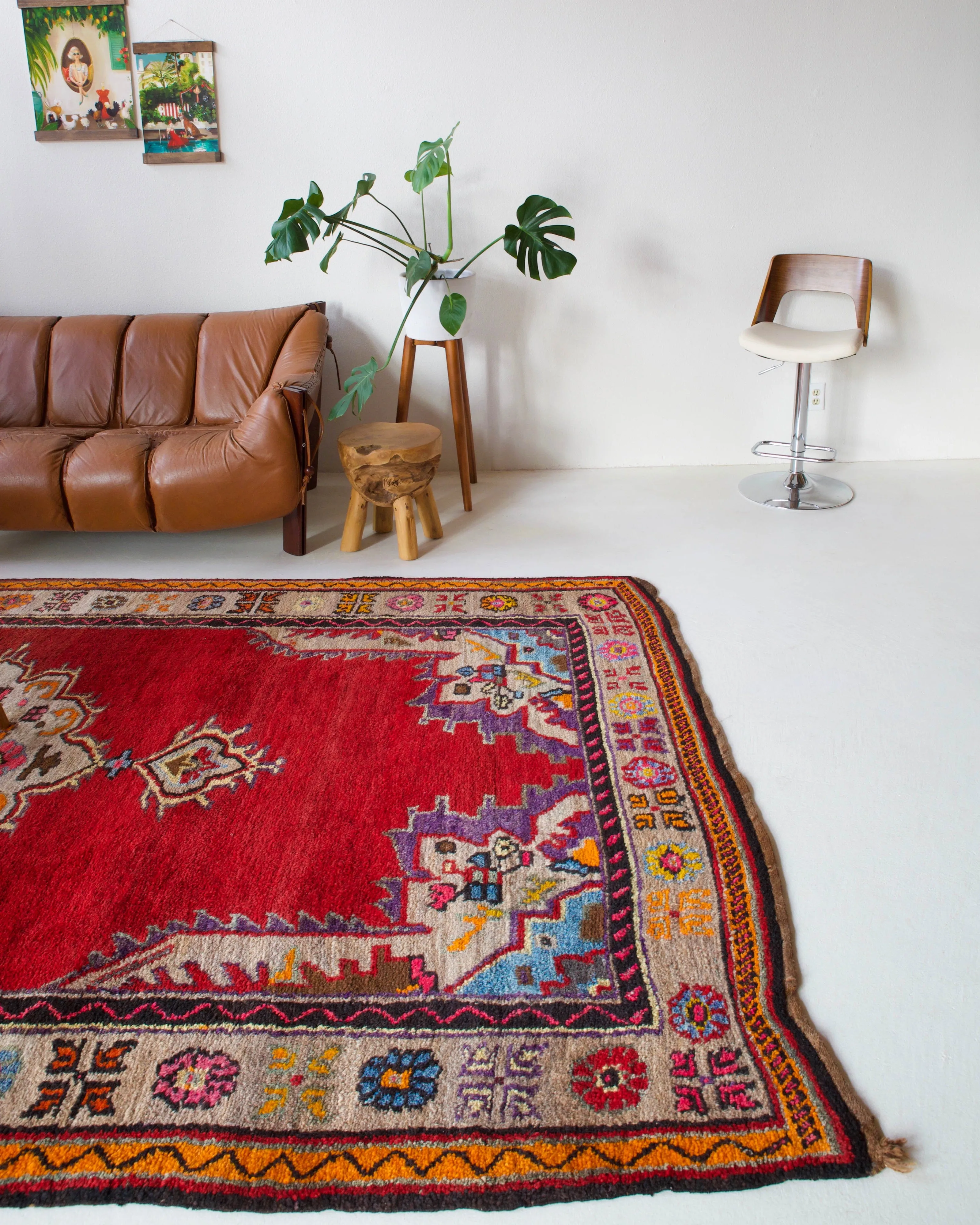 Vintage Eastern Anatolian Rug 7'2"x12'3"