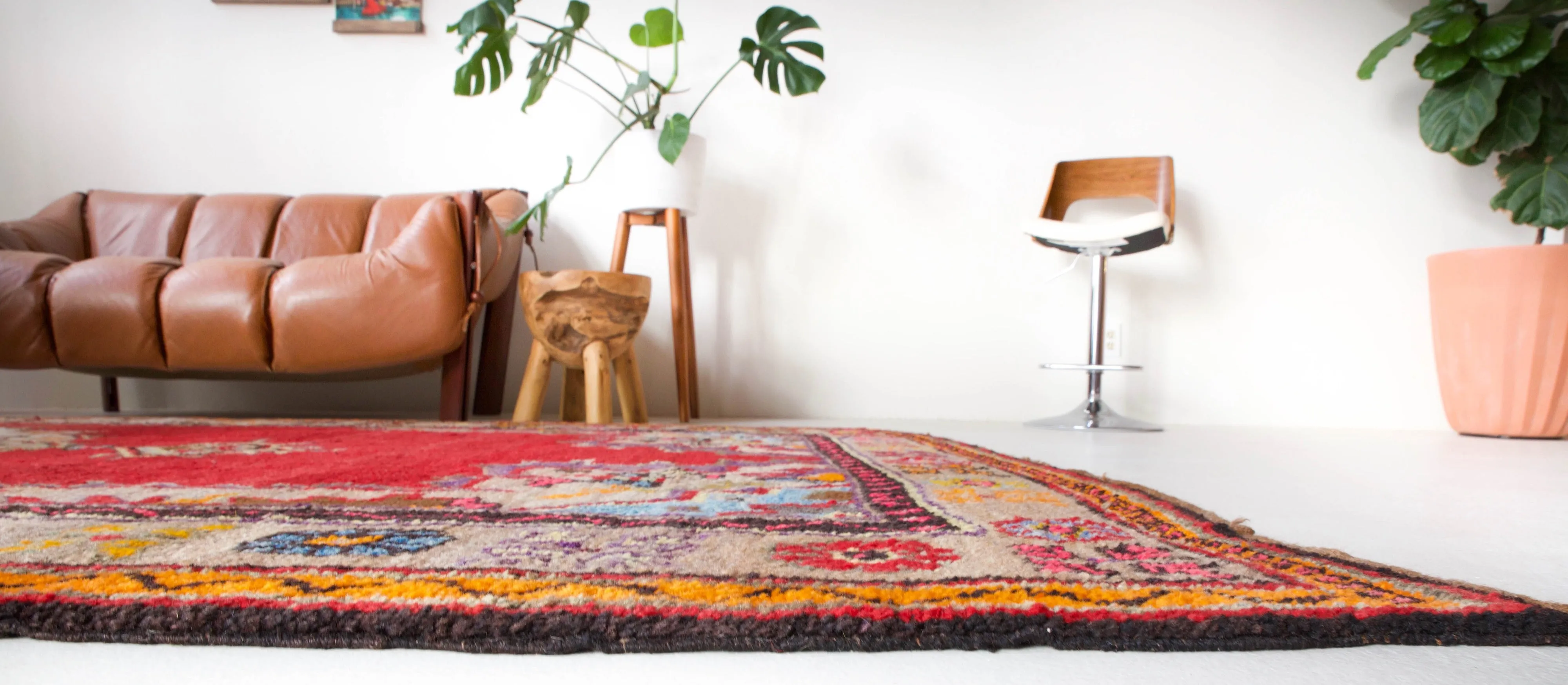 Vintage Eastern Anatolian Rug 7'2"x12'3"