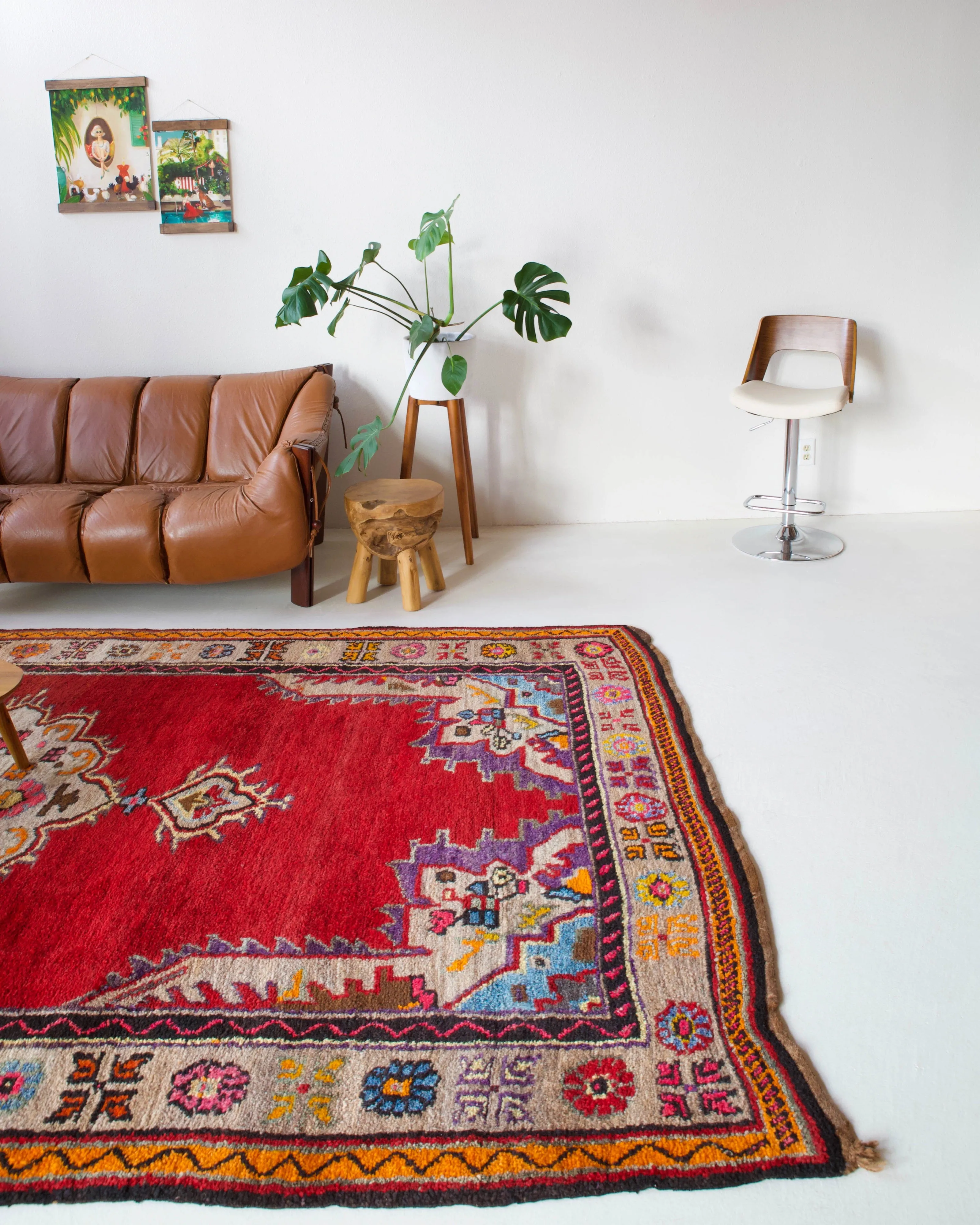 Vintage Eastern Anatolian Rug 7'2"x12'3"
