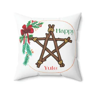 yule Spun Polyester Square Pillow